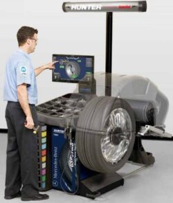 GSP 97MB - Masina pentru echilibrarea si masurarea vibratiilor - cu lift, omologat Mercedes