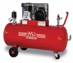 GS10/200 - Compresor de aer 306 l/min, rezervor 200 l, 10 bar