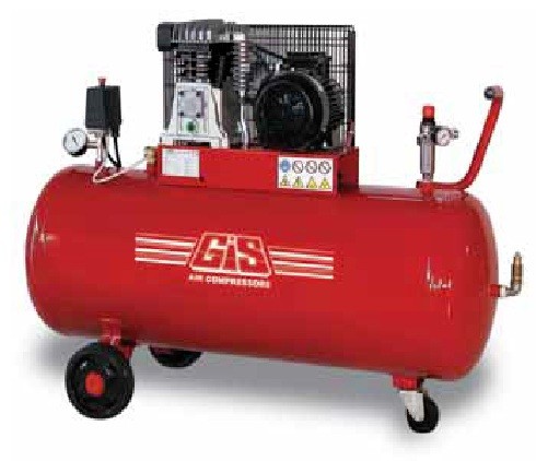 GS25/200 - Compresor de aer 500 l/min, rezervor 200 l, 10 bar