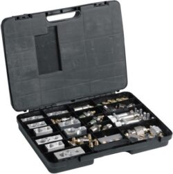 Set universal de cuple pentru conectare la instalatia de A/C, 65 componente