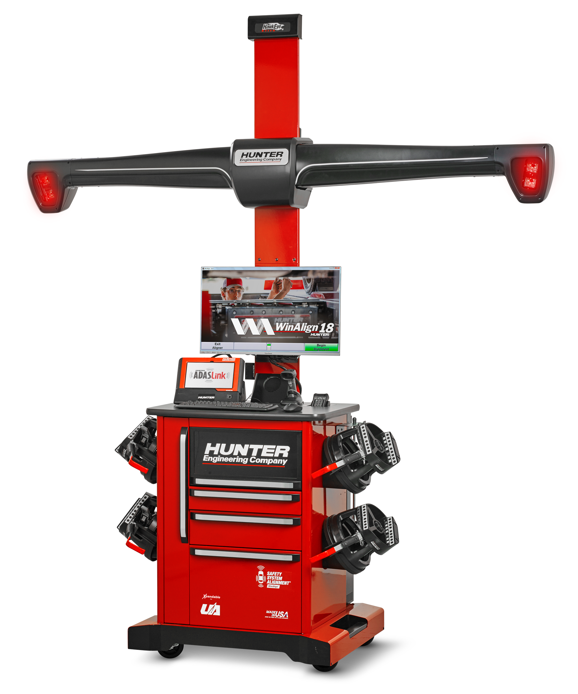 HawkEye Elite X - Aparat 3D pentru reglarea direcției cu camere și calibrare ADAS - imagine 2