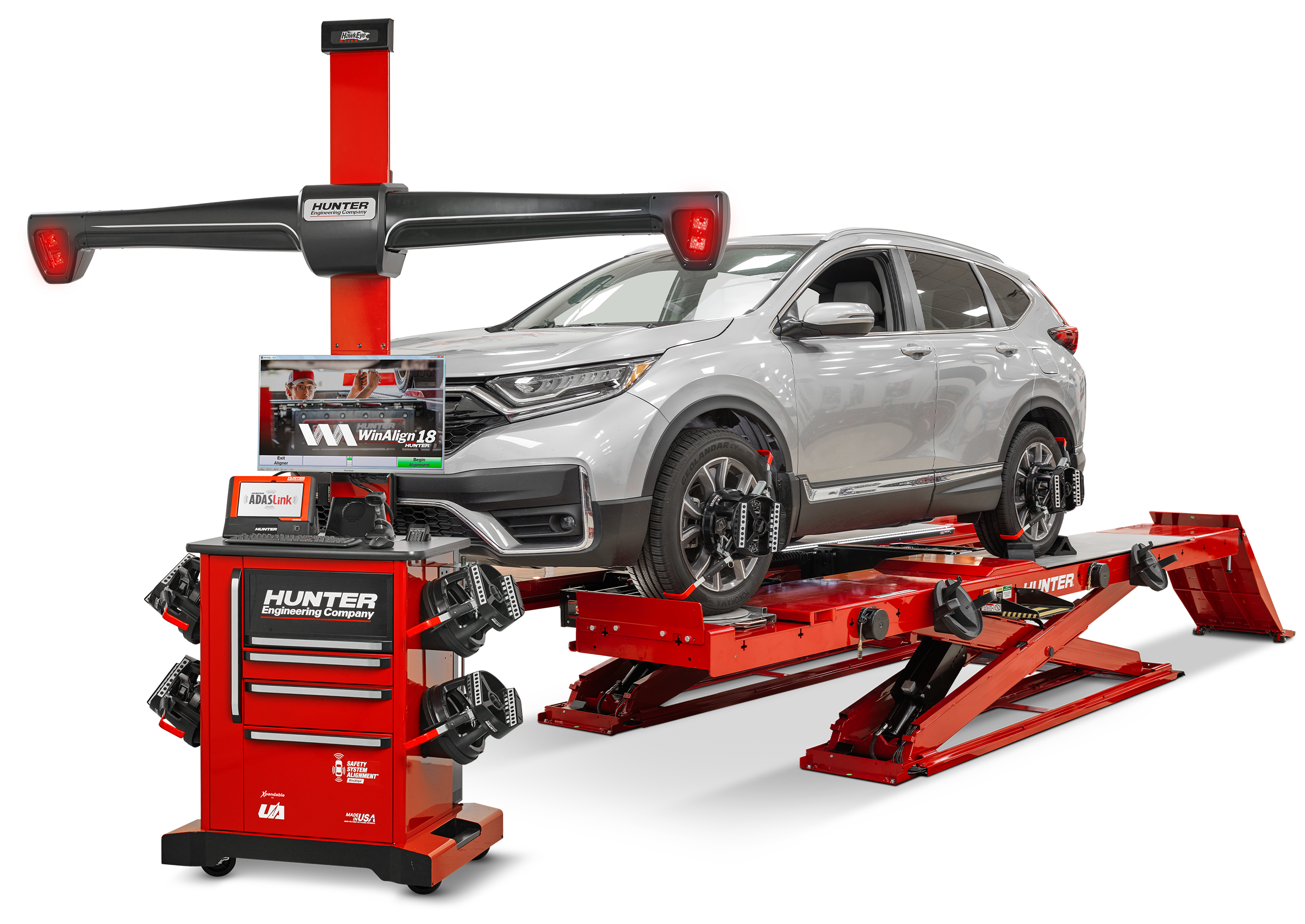 HawkEye Elite X - Aparat 3D pentru reglarea direcției cu camere și calibrare ADAS